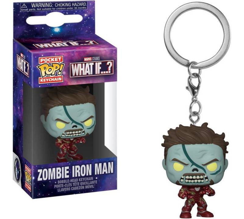 Funko Schlüsselanhänger What If …? - Zombie Iron Man Pocket Pop! von Funko