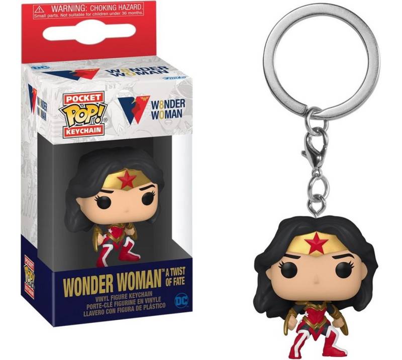 Funko Schlüsselanhänger Wonder Woman - A Twist of Fate Pocket Pop! von Funko