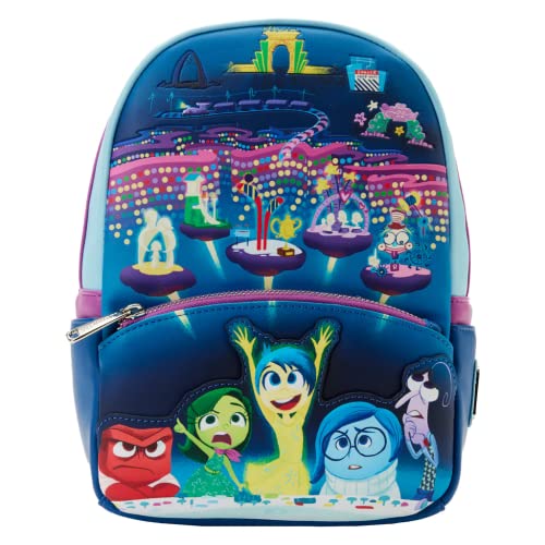 Loungefly Disney Pixar Moments Inside Out Control Panel Mini Rucksack, Mehrfarbig von Loungefly