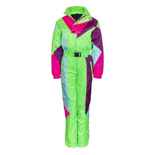 Funky Alps - Old School Skianzug - Unisex Retro-Ski-Outfit - Wind- und wasserdicht - Perfekt für Après-Ski - Erhältlich in den Größen S bis XXL von Funky Alps