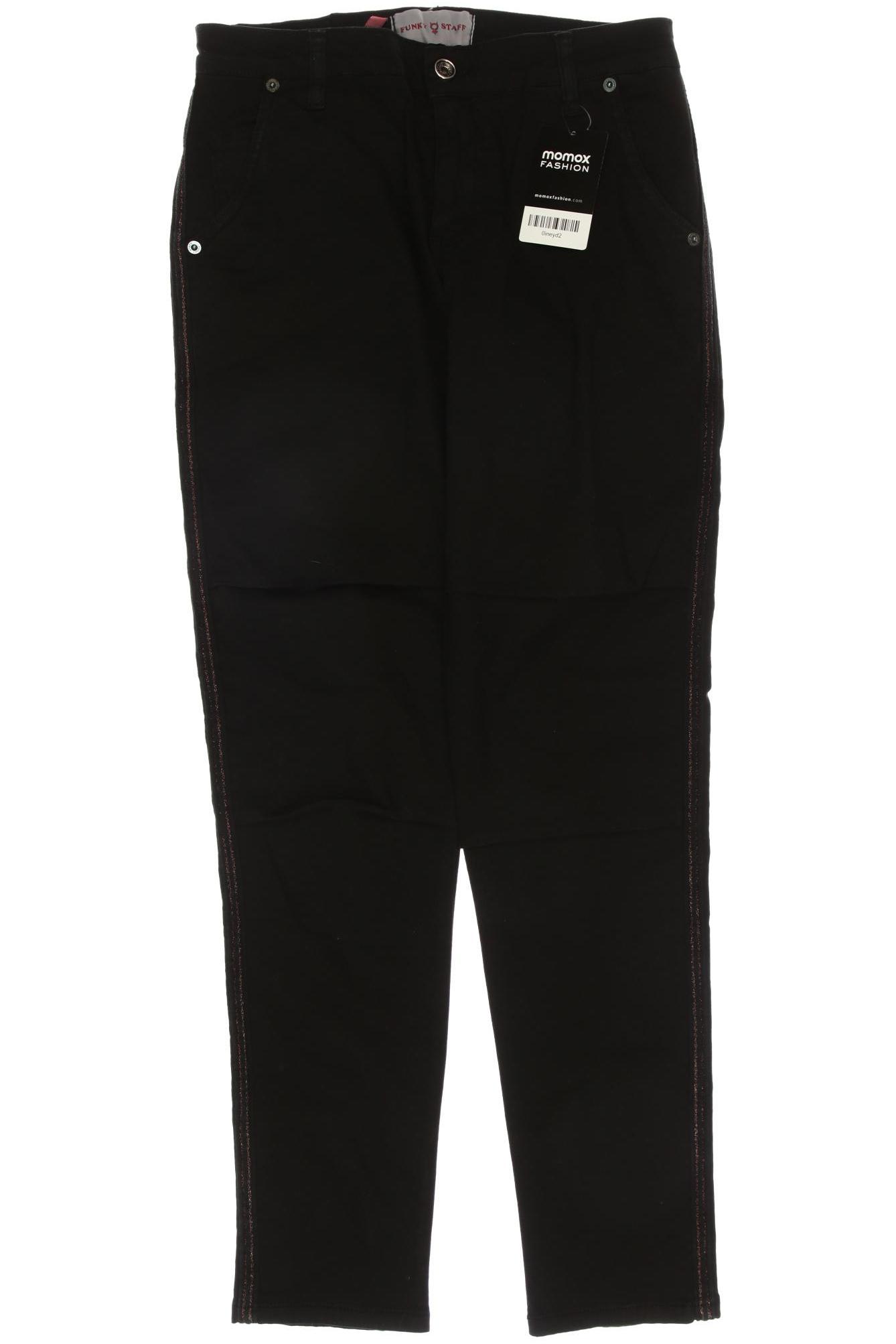 Funky Staff Damen Jeans, schwarz von Funky Staff