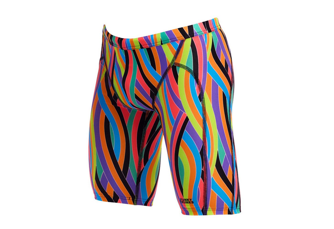 Funky Trunks Badehose Curl Curl Jammer Badeshorts Chlor und Salzwasserbeständig von Funky Trunks
