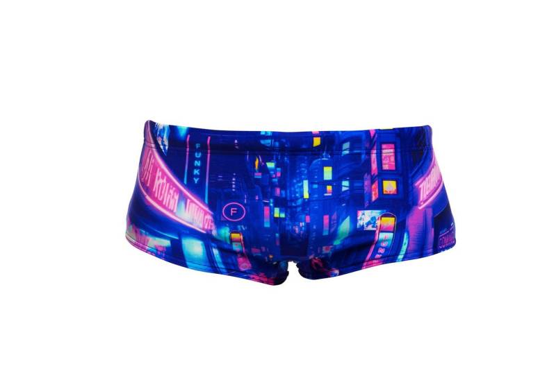 Funky Trunks Badehose Cyber City Badehose Sidewinder Trunk von Funky Trunks