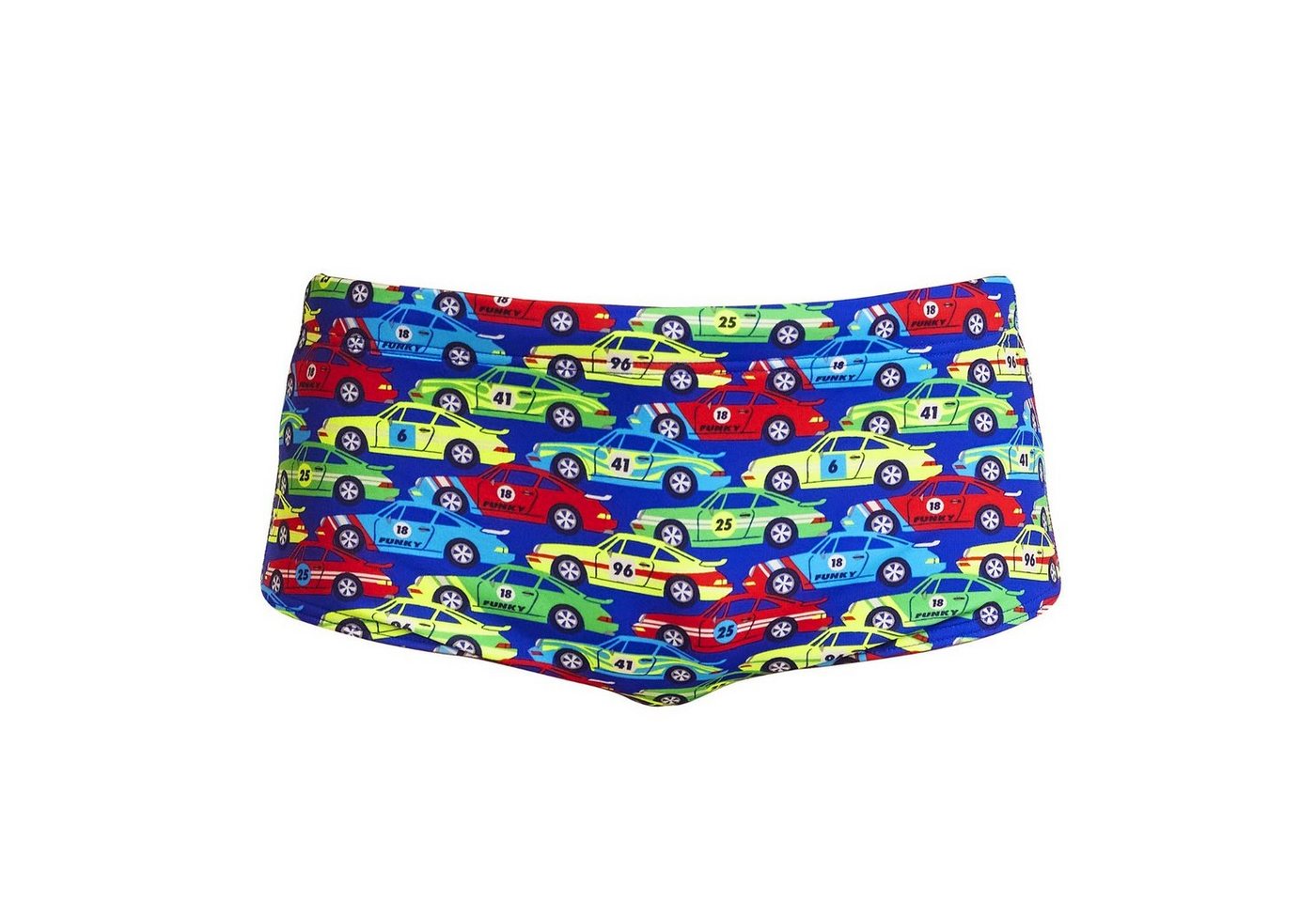 Funky Trunks Badehose Jungen Kinder Car Stacker schnelltrocknend und chlorresistent von Funky Trunks