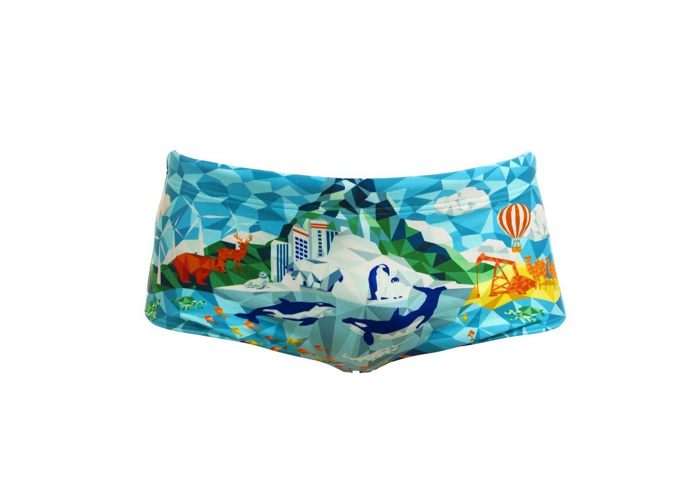 Funky Trunks Badehose Jungen Kinder Wildermess schnelltrocknend und chlorresistent von Funky Trunks