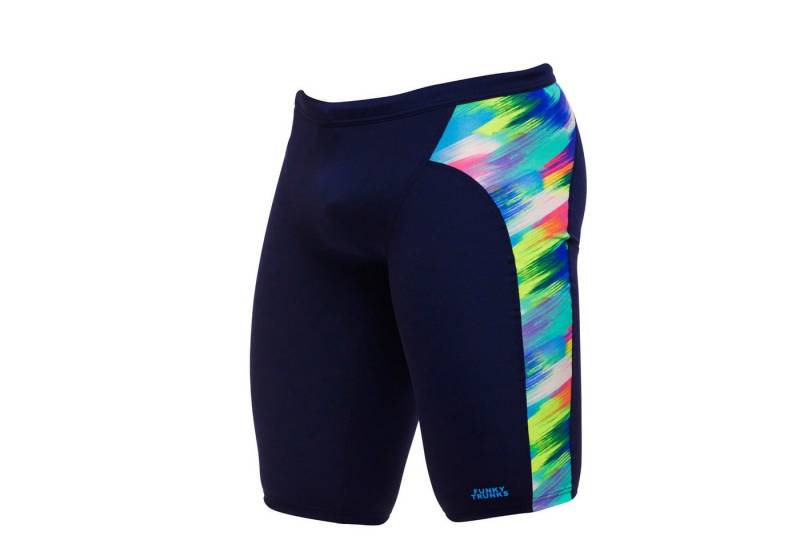 Funky Trunks Badehose Streaky Strokes Jammer Badehose chlorbeständig von Funky Trunks