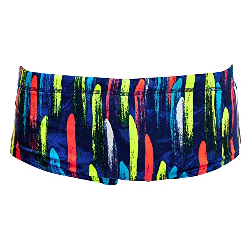 Funky Trunks Jungen Badehose Sidewinder Trunks Fire Cracker, Größe:140 von Funky Trunks