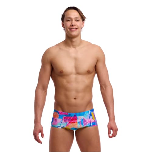 Funky Trunks Pixel Paradise Badehose Herren chlorresistent und schnelltrocknend, Größe:XL von Funky Trunks