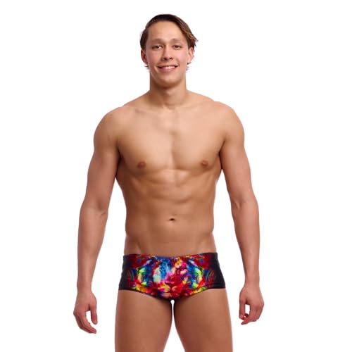 Funky Trunks Pride Alive Badehose Herren Sidewinder Trunk chlorbeständig und schnelltrocknend, Größe:4 von Funky Trunks