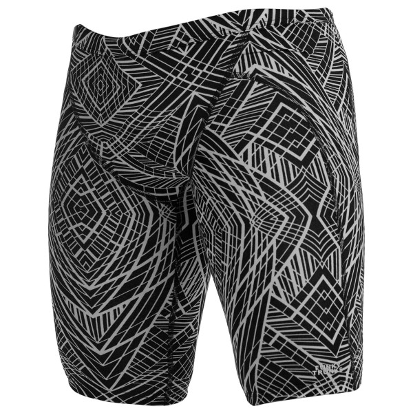 Funky Trunks - Training Jammers - Badehose Gr 6 grau/schwarz von Funky Trunks