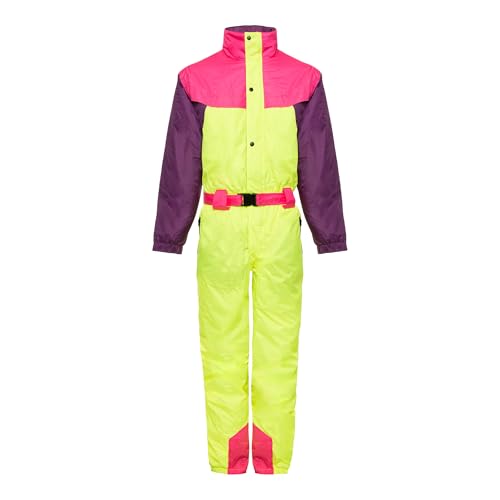 Funky Alps - Vintage Skianzug - Unisex Retro-Ski-Outfit - Wind- und wasserdicht - Perfekt für Après-Ski - Erhältlich in den Größen S bis XXL Funky Alps - Vintage Skianzug - Unisex Retro-Ski-Outfit - Wind- und wasserdicht - Perfekt für Après-Ski - Erhältlich in den Größen S bis XXL von Funky Alps