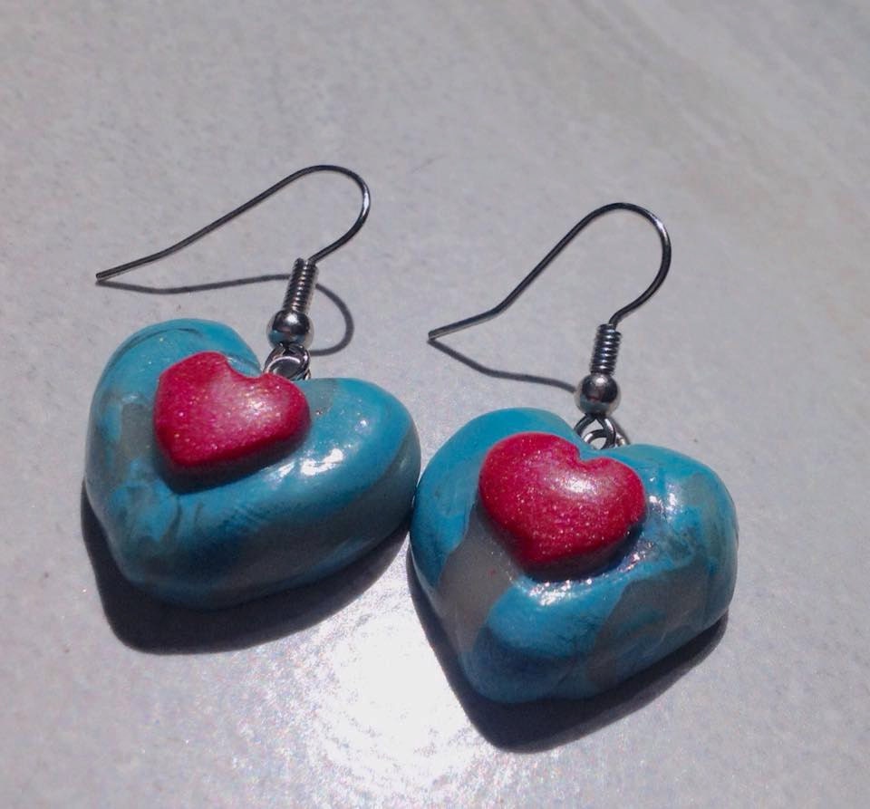 Zelda Ocarina Of Time Herzstück Ohrringe Zelda Ocarina Of Time Herzstück Ohrringe von FunkyFancyBeads
