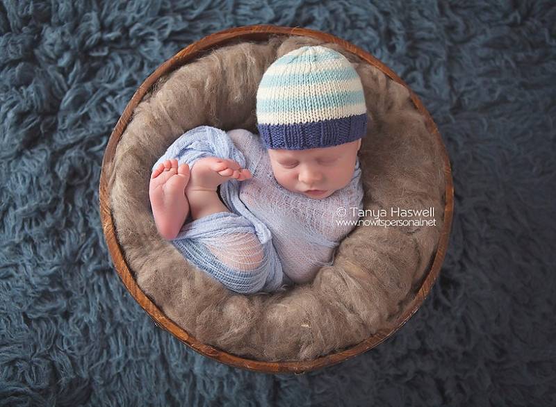 Baby Strickmütze Beanie Mütze 0-12 Monate Cashmerino Seide Frühchen Prem Neugeborenen Geschenk Fotografie Requisite von FunkyKnitsUK