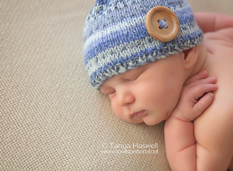 Hand Gestrickte Baby Junge Mütze Hut Fairisle Shower Geschenk Heimkehr Outfit Kleidung Neugeborene - 30 cm von FunkyKnitsUK