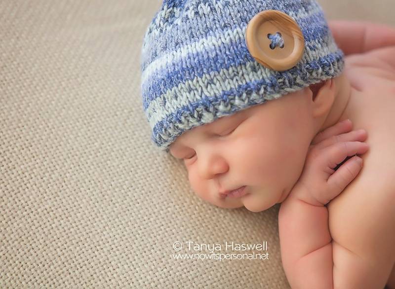 Hand Gestrickte Baby Junge Mütze Hut Fairisle Shower Geschenk Heimkehr Outfit Kleidung Neugeborene - 30 cm von FunkyKnitsUK