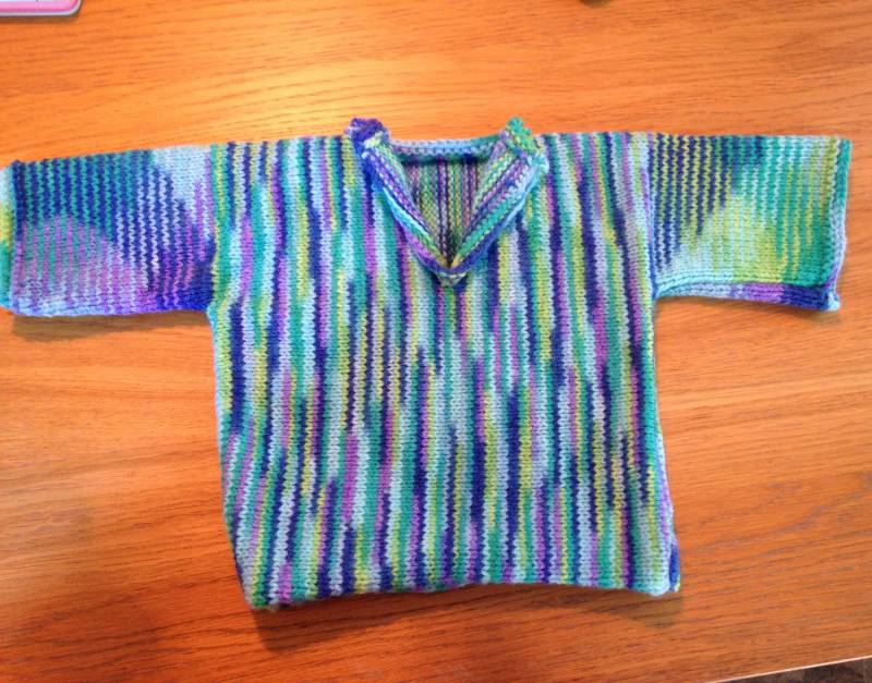 Kleinkind 3/4 Ärmel Popover Pullover/Jumper von FunkyKnitsbyAli