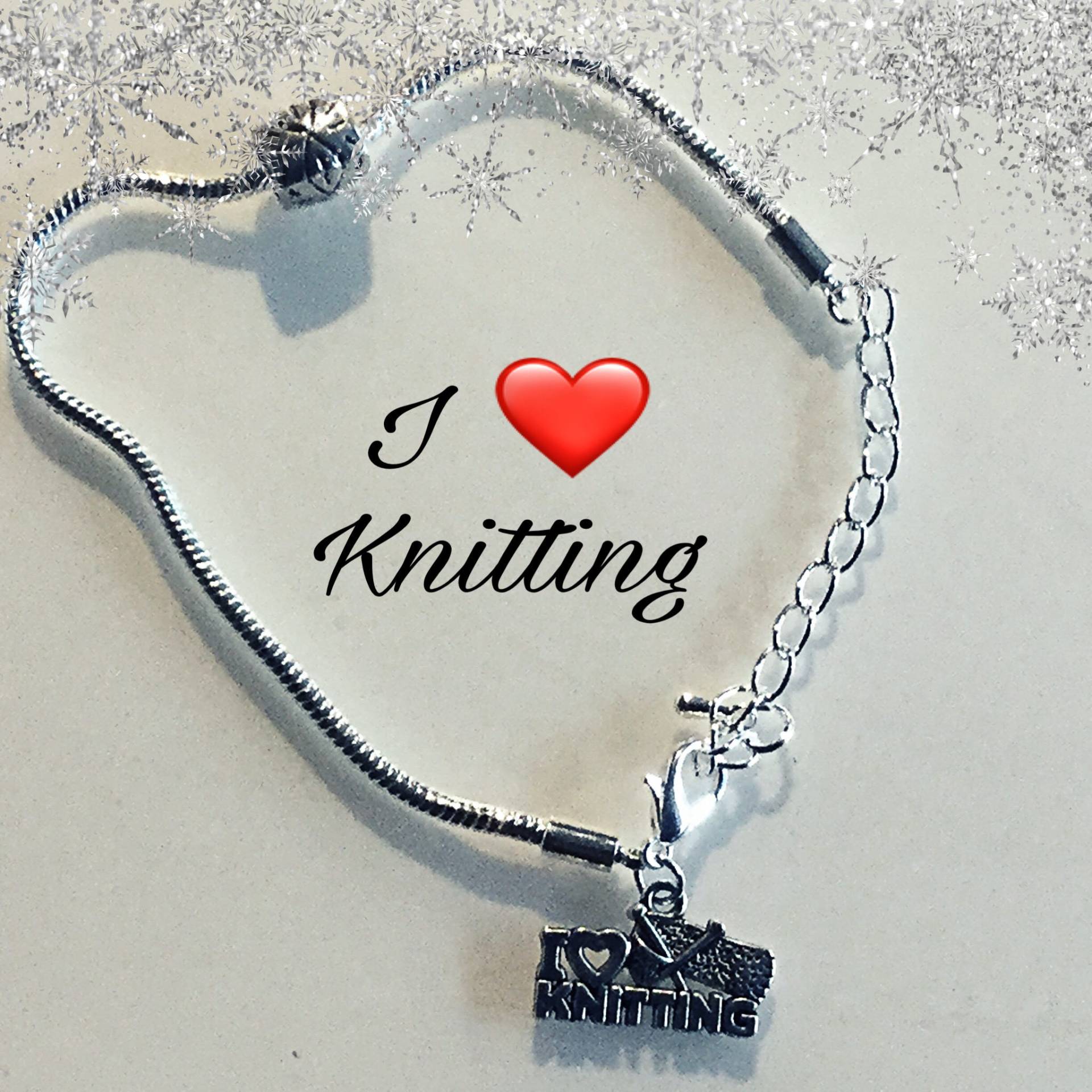Handgemachtes Silber Strick/Häkel-Bettelarmband - Länge Und Anhänger Wählen Handgemachtes Silber Strick/Häkel-Bettelarmband - Länge Und Anhänger Wählen von FunkyNeedlesUK
