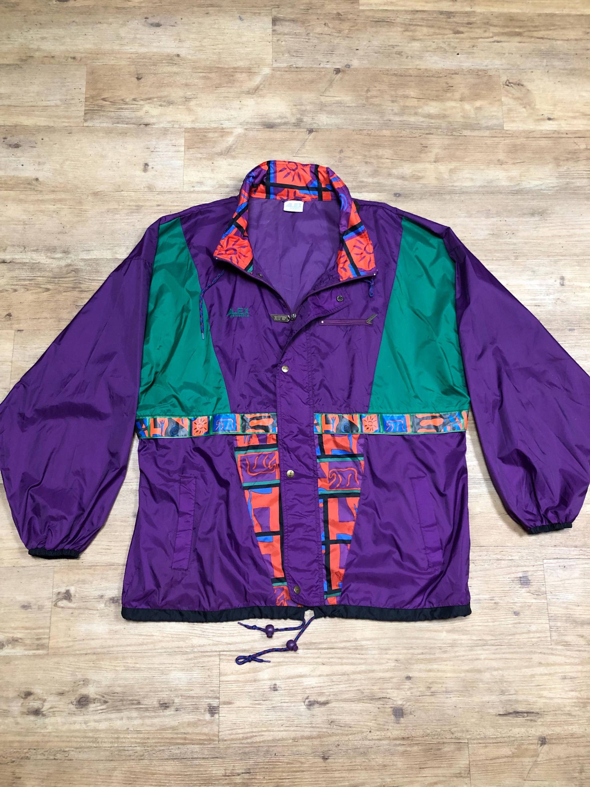 Alex Athletics Vintage Regenjacke Retro Gr.xxl Y2K 90S 80S Sweater Sweatshirt Jacke Hoddie Pullover Oversized Sports Wear Rain Rainjacket Alex Athletics Vintage Regenjacke Retro Gr.xxl Y2K 90S 80S Sweater Sweatshirt Jacke Hoddie Pullover Oversized Sports Wear Rain Rainjacket von FunkyVintageDortmund