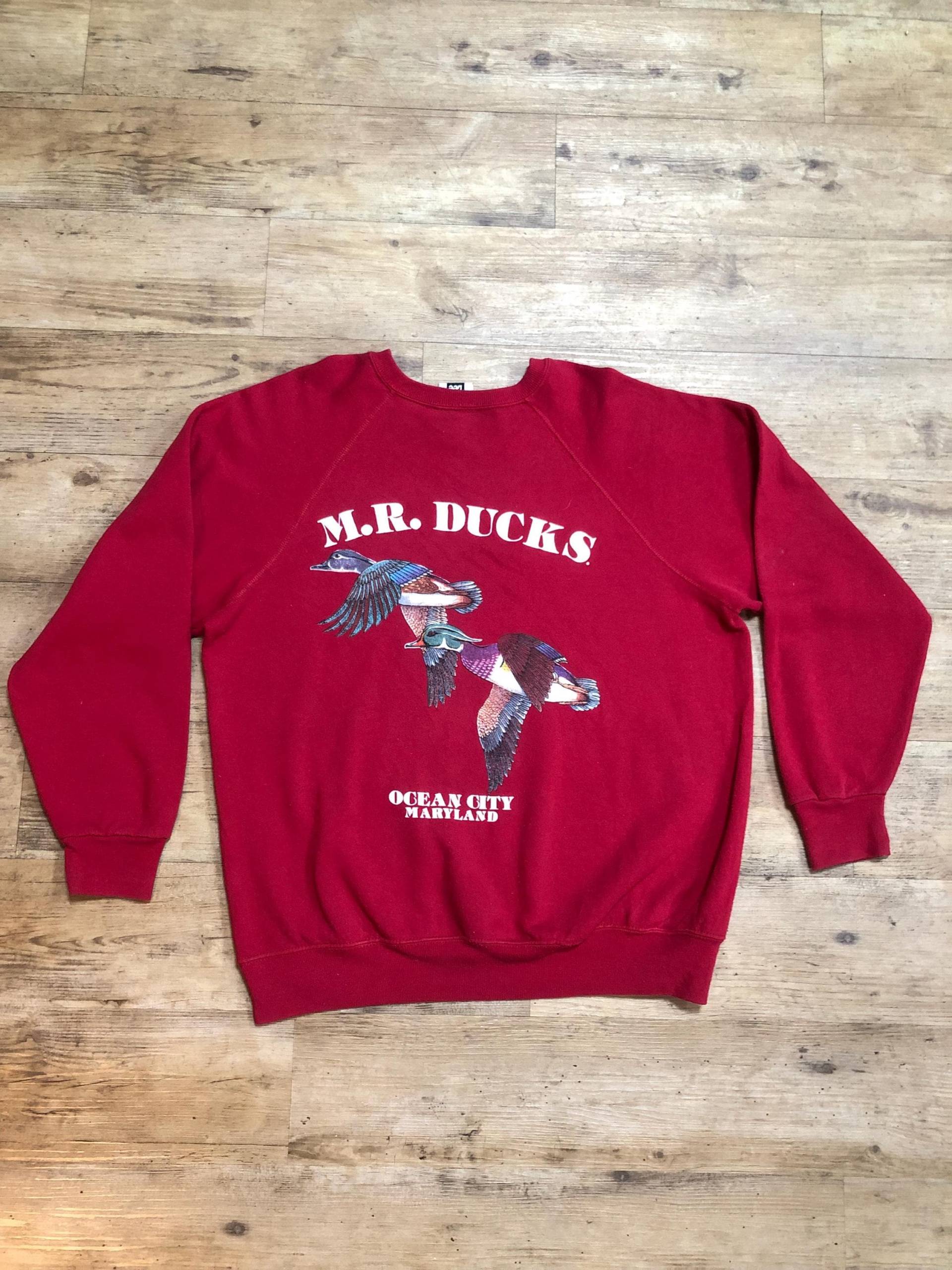 Lee M. R. Ducks 1991 Ocean City Maryland Vintage Retro Gr.l Y2K 80S 90S Sweater Sweatshirt Jacke Pullover Hoddie Cotton Heavy Ente Jagd Lee M. R. Ducks 1991 Ocean City Maryland Vintage Retro Gr.l Y2K 80S 90S Sweater Sweatshirt Jacke Pullover Hoddie Cotton Heavy Ente Jagd von FunkyVintageDortmund