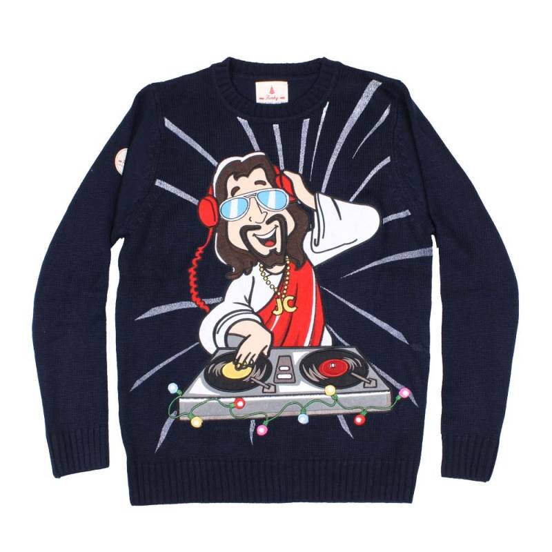 Weihnachtspullover - Der Dj Jesus Keine Weihnachtsparty Ist Komplett Ohne Diesen Tollen Hässlichen Weihnachtspullover - Der Dj Jesus Keine Weihnachtsparty Ist Komplett Ohne Diesen Tollen Hässlichen von FunkyXmasSweaters