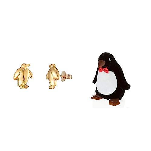 Ohrstecker Pinguin 9 Karat Gold Pinguin-Geschenkbox Ohrstecker Pinguin 9 Karat Gold Pinguin-Geschenkbox von Funkyrox
