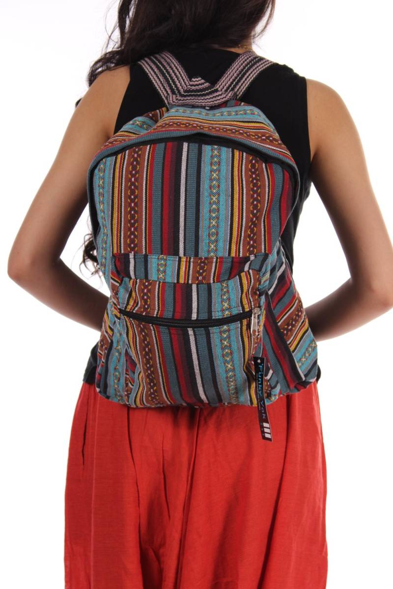 Handgemachter Baumwollrucksack von Funkyyak