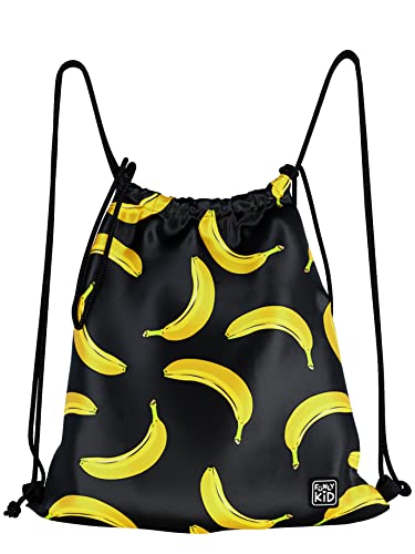 FunlyKid Turnbeutel Shoe Bag (Banana Black) von FunlyKid