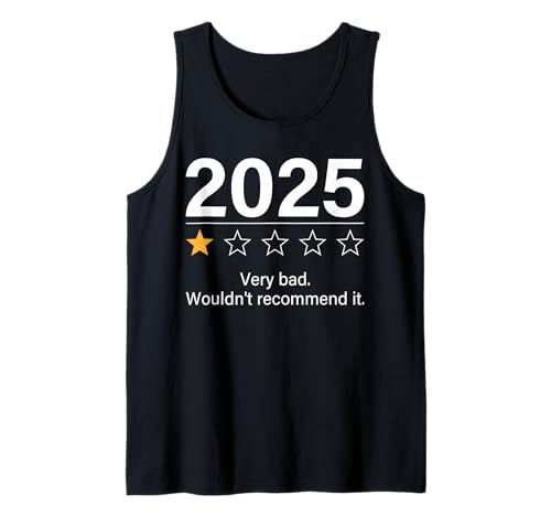 Herren Lustiger 2025 One-Star Rating Meme Witz sarkastischer Humor Tank Top Herren Lustiger 2025 One-Star Rating Meme Witz sarkastischer Humor Tank Top von Funny 2025 Sarcastic Meme Humor Designs