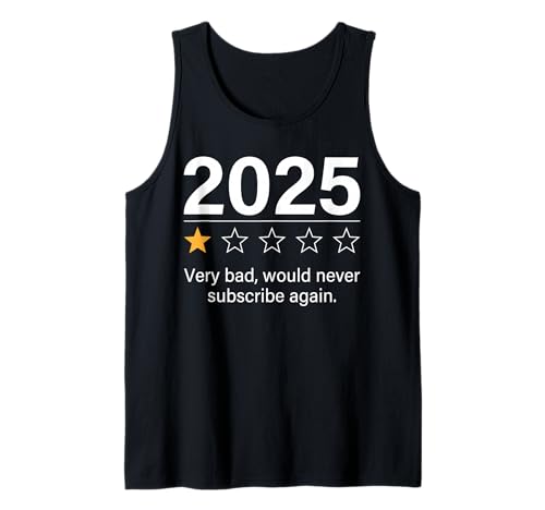 Herren Lustiger 2025 One-Star Rating Meme Witz sarkastischer Humor Tank Top Herren Lustiger 2025 One-Star Rating Meme Witz sarkastischer Humor Tank Top von Funny 2025 Sarcastic Meme Humor Designs