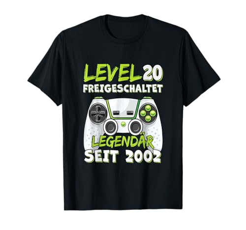 2002Birthday Man 20 Years Decoration Funny 20s 20th Birthday T-Shirt 2002Birthday Man 20 Years Decoration Funny 20s 20th Birthday T-Shirt von Funny 20s 20th Birthday T-Shirt for me, women