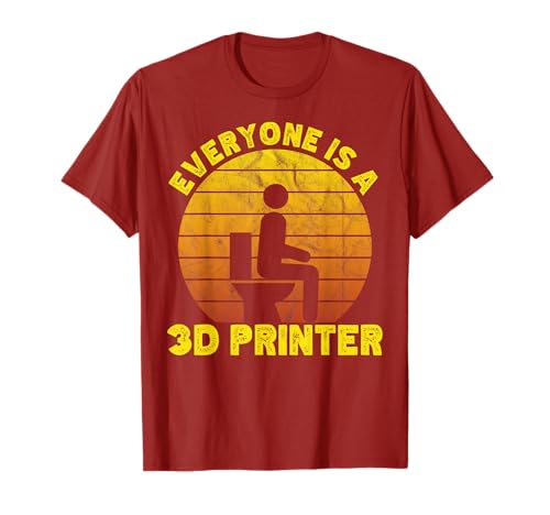 Retro Jeder ist EIN 3D-Drucker für Herren, Damen, Geek, 3D-Druck T-Shirt Retro Jeder ist EIN 3D-Drucker für Herren, Damen, Geek, 3D-Druck T-Shirt von Funny 3D Printing Everyone is a 3D Printer Geek