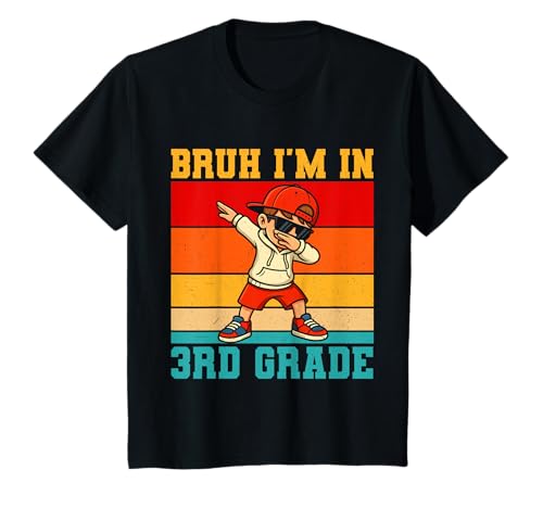 Kinder Bruder, ich Bin in der 3. Klasse und betäube den Jungen am ersten Tag der dritten Klasse T-Shirt Kinder Bruder, ich Bin in der 3. Klasse und betäube den Jungen am ersten Tag der dritten Klasse T-Shirt von Funny 3rd Grade Dabbing Boy Back to School