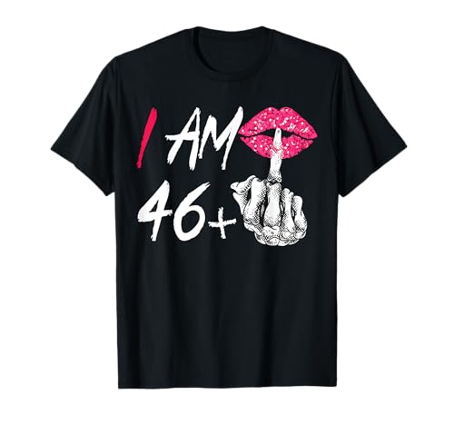 I Am 46 Plus 1 Mittelfinger Lustig 47 Frauen Geburtstag T-Shirt I Am 46 Plus 1 Mittelfinger Lustig 47 Frauen Geburtstag T-Shirt von Funny 47 Birthday Design For Women