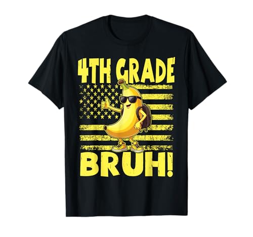 Lustiges Bananen-T-Shirt für Kinder der 4. Klasse, erster Schultag T-Shirt Lustiges Bananen-T-Shirt für Kinder der 4. Klasse, erster Schultag T-Shirt von Funny 4th Grade Back To School Banana Fourth Grade