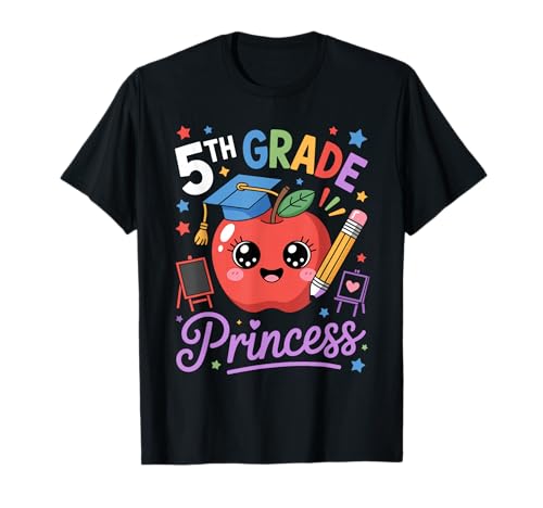 5. Klasse Prinzessin Back to School Girl Lustiger Schüler Lehrer T-Shirt 5. Klasse Prinzessin Back to School Girl Lustiger Schüler Lehrer T-Shirt von Funny 5th Grade Back to School For Kids Women Men