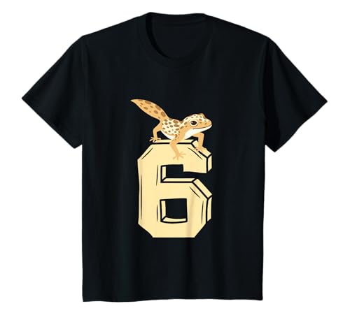 Geschenk zum 6. Geburtstag für Jungen, lustiges 6-jähriges Gecko-Geschenk T-Shirt Geschenk zum 6. Geburtstag für Jungen, lustiges 6-jähriges Gecko-Geschenk T-Shirt von Funny 6th Birthday Original Anniversary Gecko
