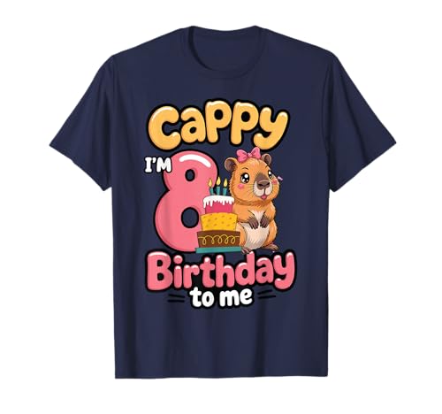 Ich Bin 8 Jahre alt Capy Birthday to Me Girls Kids T-Shirt Ich Bin 8 Jahre alt Capy Birthday to Me Girls Kids T-Shirt von Funny 8th Birthday Capy To Me Outfit