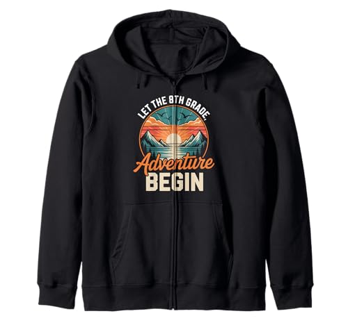 Lustiges Schulanfang, süßes Abenteuer der 8. Klasse für Mädchen und Kinder Kapuzenjacke Lustiges Schulanfang, süßes Abenteuer der 8. Klasse für Mädchen und Kinder Kapuzenjacke von Funny 8th Grade First Day Of School Costume Gifts