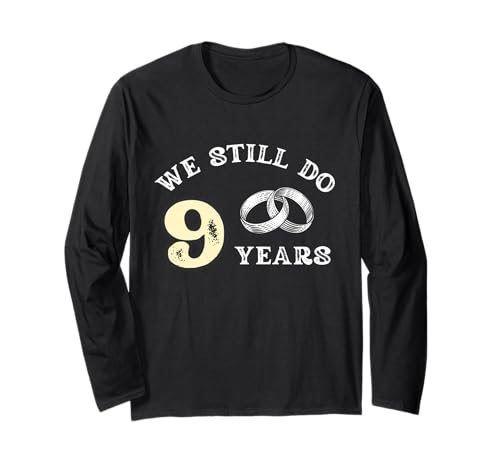 9 Jahre Ehe für Männer, Geschenke zum 9. Hochzeitstag Langarmshirt 9 Jahre Ehe für Männer, Geschenke zum 9. Hochzeitstag Langarmshirt von Funny 9 Years Marriage Together
