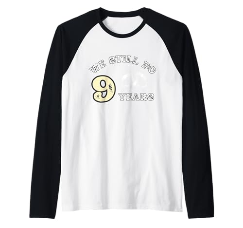 9 Jahre Ehe für Männer, Geschenke zum 9. Hochzeitstag Raglan 9 Jahre Ehe für Männer, Geschenke zum 9. Hochzeitstag Raglan von Funny 9 Years Marriage Together