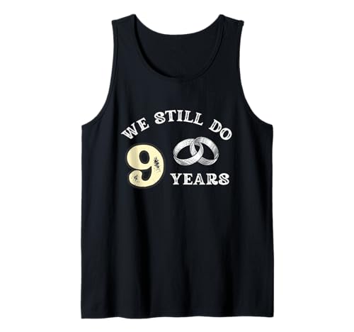 9 Jahre Ehe für Männer, Geschenke zum 9. Hochzeitstag Tank Top 9 Jahre Ehe für Männer, Geschenke zum 9. Hochzeitstag Tank Top von Funny 9 Years Marriage Together