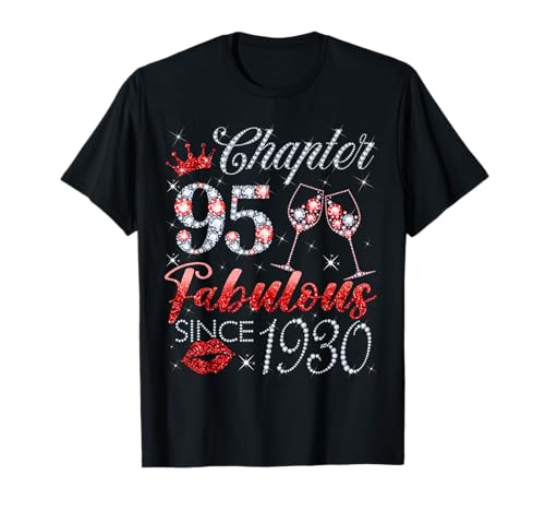 Kapitel 95 Fabulous Since 1930 95 Years Old Lady Women T-Shirt Kapitel 95 Fabulous Since 1930 95 Years Old Lady Women T-Shirt von Funny 95th Birthday Girl Fabulous Since 1930