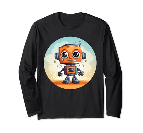AI Roboter Kostüm für Jungen und Mädchen Langarmshirt AI Roboter Kostüm für Jungen und Mädchen Langarmshirt von Funny AI Robot