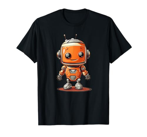 Lustiges orangefarbenes Roboter-Kostüm für Jungen T-Shirt Lustiges orangefarbenes Roboter-Kostüm für Jungen T-Shirt von Funny AI Robot