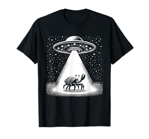 Einsiedlerkrebse Papa Mama Liebhaber - Lustiges Alien UFO T-Shirt von Funny Alien Hermit Crab Gift for Men & Women
