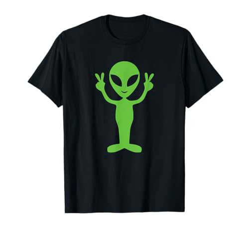 Smile Face Lustiges grünes Alien Shirt Happy Face Peace Herren Jungen T-Shirt Smile Face Lustiges grünes Alien Shirt Happy Face Peace Herren Jungen T-Shirt von Funny Alien Smile Face Peace Sign Tees