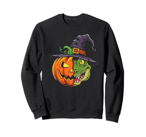 Alligator Kürbis Jack O Laterne Halloween Kinder Herren Damen Sweatshirt von Funny Alligator Lovers Halloween Pumpkin Outfits