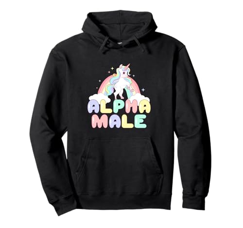 Alpha Male Lustiges Einhorn y2k Ästhetische 90er Jahre Vintage Grafik Pullover Hoodie Alpha Male Lustiges Einhorn y2k Ästhetische 90er Jahre Vintage Grafik Pullover Hoodie von Funny Alpha Male Unicorn Ironic Meme