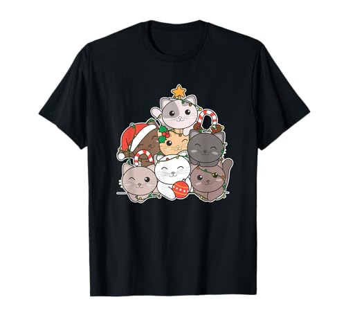 Funny Animals For Kawaii Christmas Unisex Erwachsene und Kinder Katzen-Weihnachtsbaum Lustiges Tier Weihnachten T-Shirt Schwarz Kurzarm S Funny Animals For Kawaii Christmas Unisex Erwachsene und Kinder Katzen-Weihnachtsbaum Lustiges Tier Weihnachten T-Shirt Schwarz Kurzarm S von Funny Animals For Kawaii Christmas