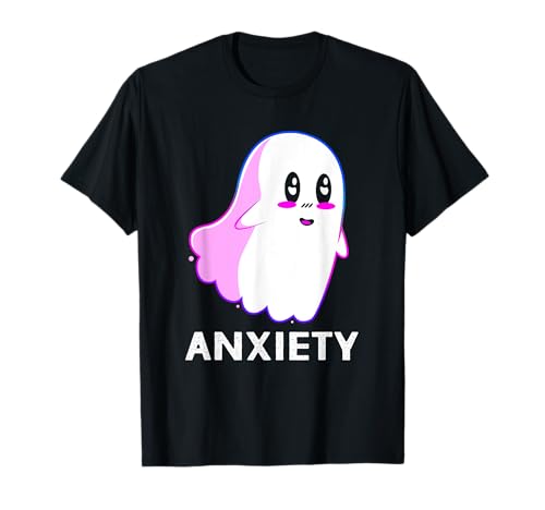 Mental Health Angstzustände, niedlicher Geist, Kawaii, Angstzustände, Frauen T-Shirt Mental Health Angstzustände, niedlicher Geist, Kawaii, Angstzustände, Frauen T-Shirt von Funny Anxiety Saying Gifts Social Anxiety Humor